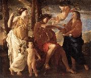 Nicolas Poussin Inspiration of the Poet china oil painting reproduction